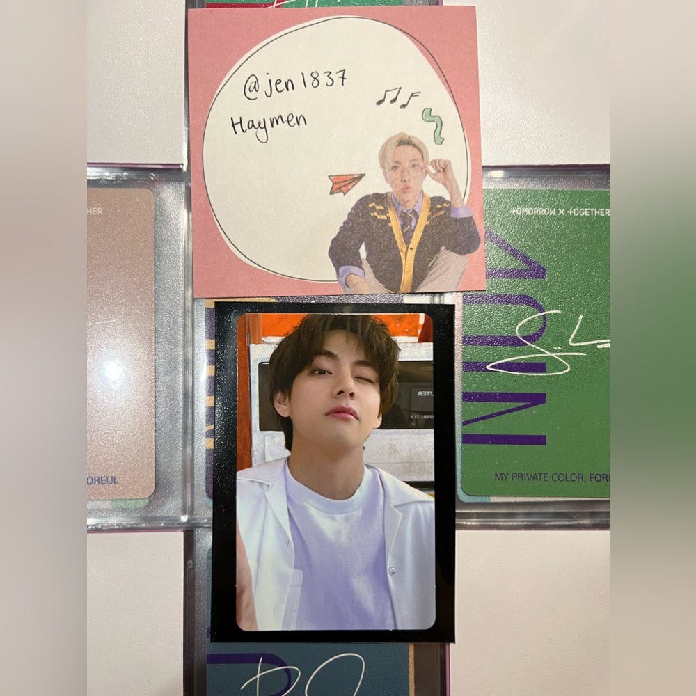 Bts Official V Weverse butter Photocard